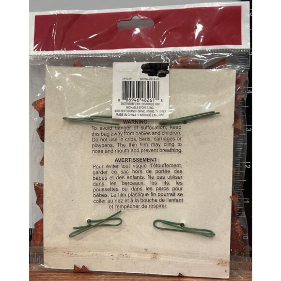 Ashland Christmas Noël Flower In A Bag 4 Pc Set 259229 80926 Embellishment - Picture 2 of 2